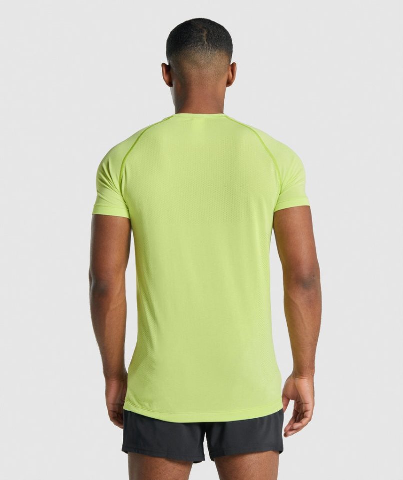 Men's Gymshark Vital Light Seamless T-Shirts Yellow | CA N8D67A